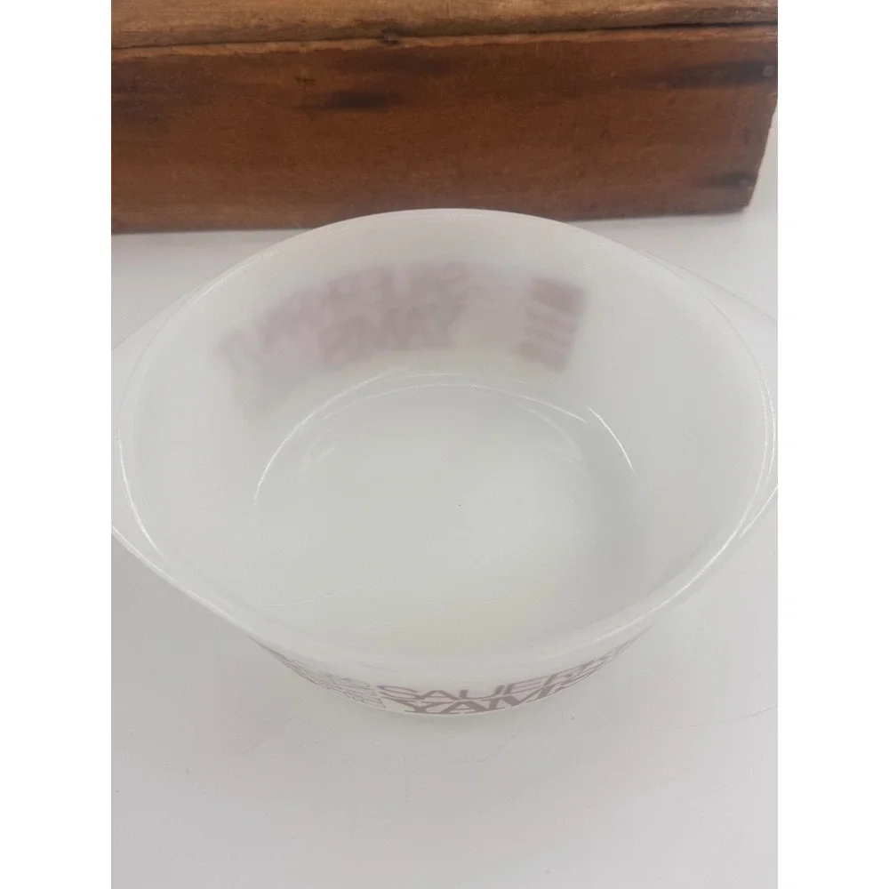 Glasbake vintage milk